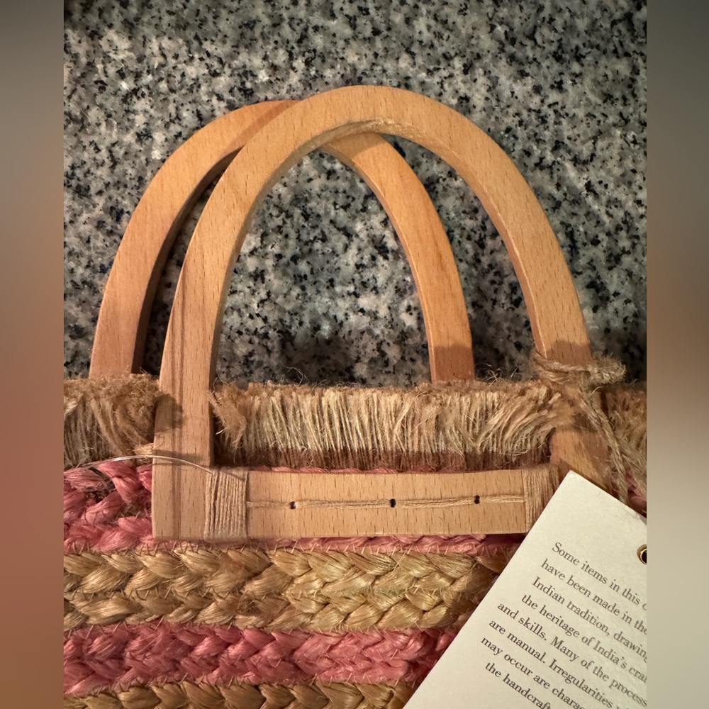 NWT Antik Kraft Jute tote - Picture 11 of 12
